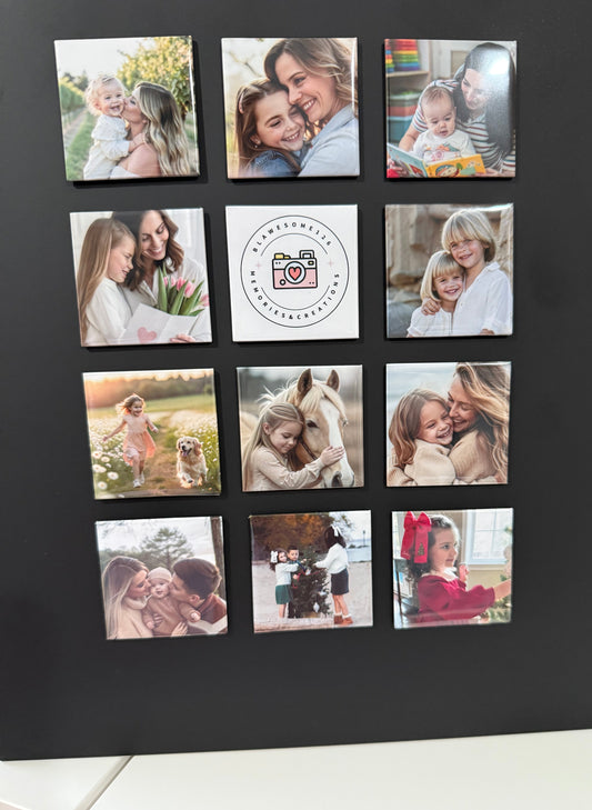 Custom photo magnets 2x2"