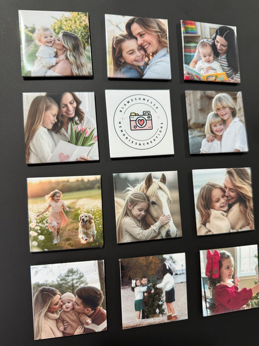Custom photo magnets 2x2"