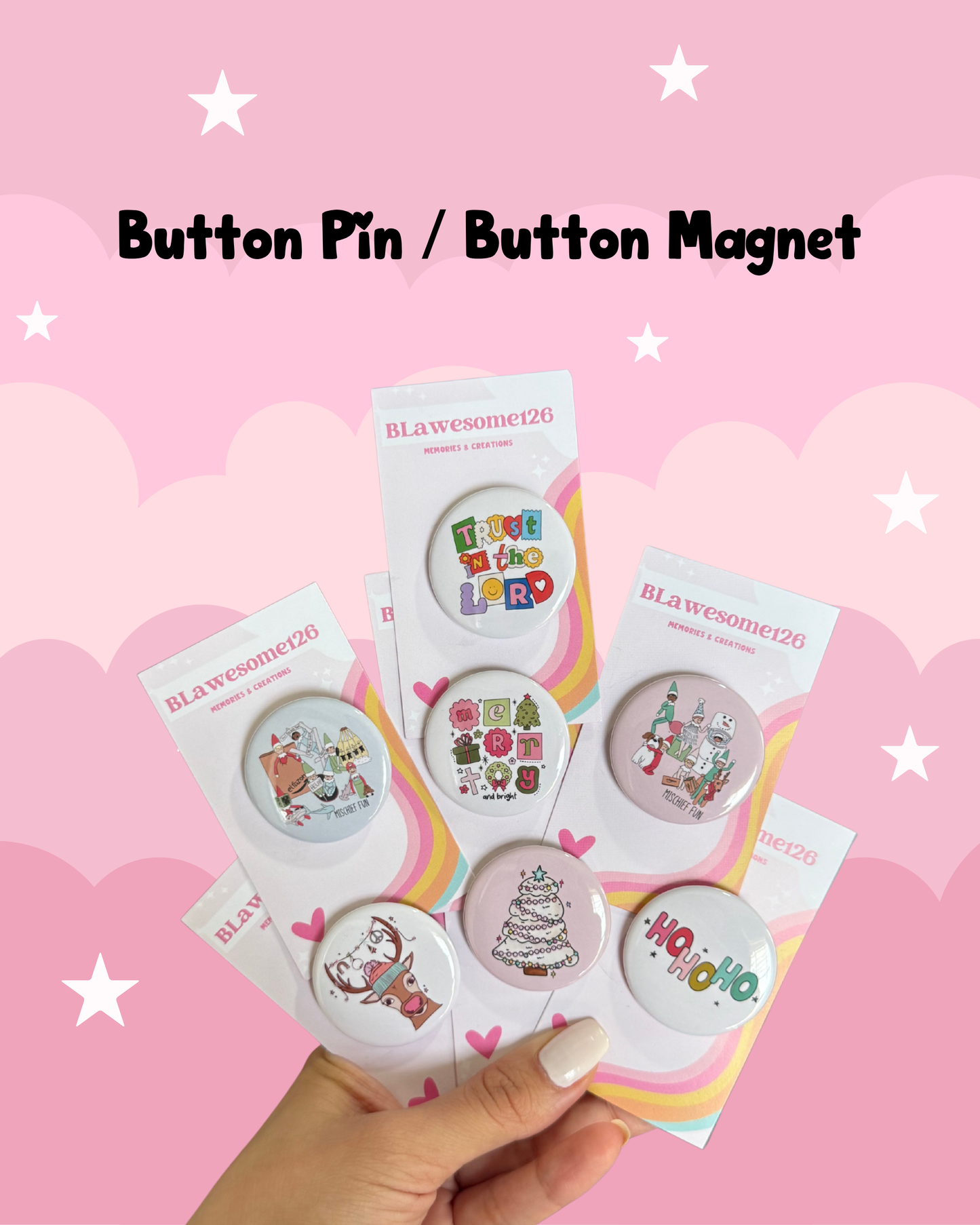 Trust in the Lord | Christian Kids Button Pin