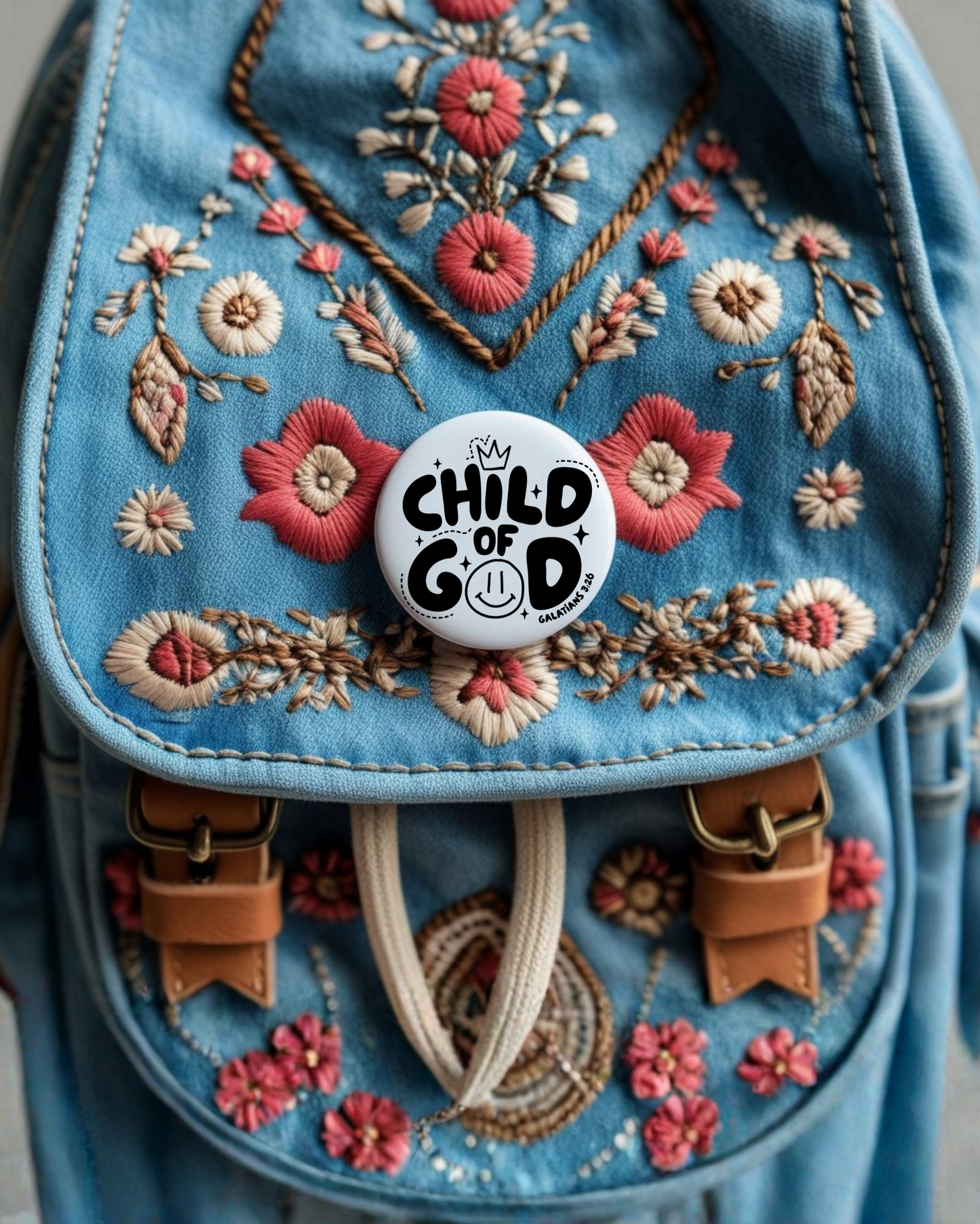 Trust in the Lord | Christian Kids Button Pin